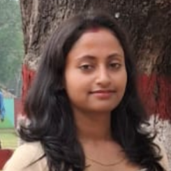 Portrait of Jyoti, educator and community volunteer, outdoors